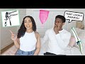 Quizzing My Boyfriend On Female Products!