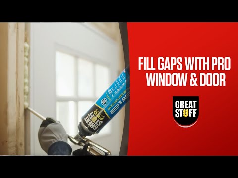 Creating Seals Around Window & Door Frames with Great Stuff Pro™ Window & Door