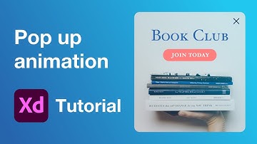 Simple pop up animation tutorial in Adobe XD