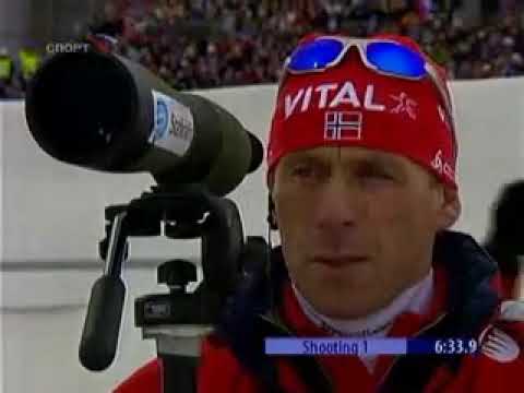 Видео: биатлон чемпионат мира 2008 (Эстерсунд) масс старт мужчины