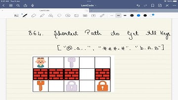 LeetCode 864 Shortest Path to Get All Keys