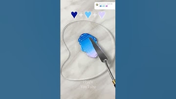 satisfying color mixing💖 그라데이션 물감섞기 힐링영상💕 guess the color