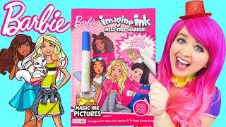 Coloring Barbie JUMBO Magic Ink Coloring Book | Imagine Ink Marker