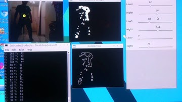 Segmentation and tracking using UDOO Card and OpenCV Test 3 Green