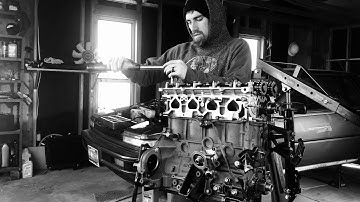 Built KA24DE S12: Installing the cylinder head