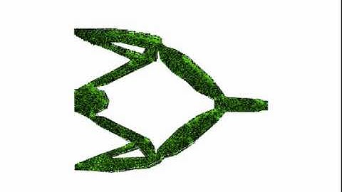 Micro compliant mechanisms with Abaqus