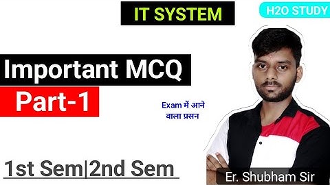 IT System Important MCQ |Bihar Polytechnic 2nd Sem 1st Sem Information Technology MCQ|SBTE BIHAR|