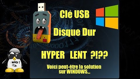 Comment Réparer une clé USB ou un disque dur corrompus sur WINDOWS