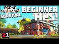 Beginners Guide, Tips and Tricks! Things I Wish I Knew Starting Scrap Mechanic Survival | Z1 Gaming