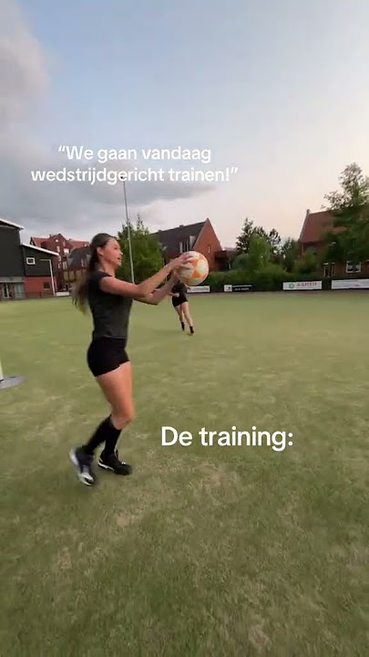 Wie neemt de training niet zo serieus? 👇🧡