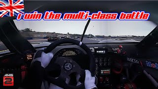 Ultra Realistic Simracing | Great win at Silverstone | Multiclass race in the CLK LM GT1 #simracing