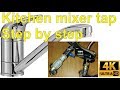 How to install a kitchen basin mixer / pillar tap - step by step