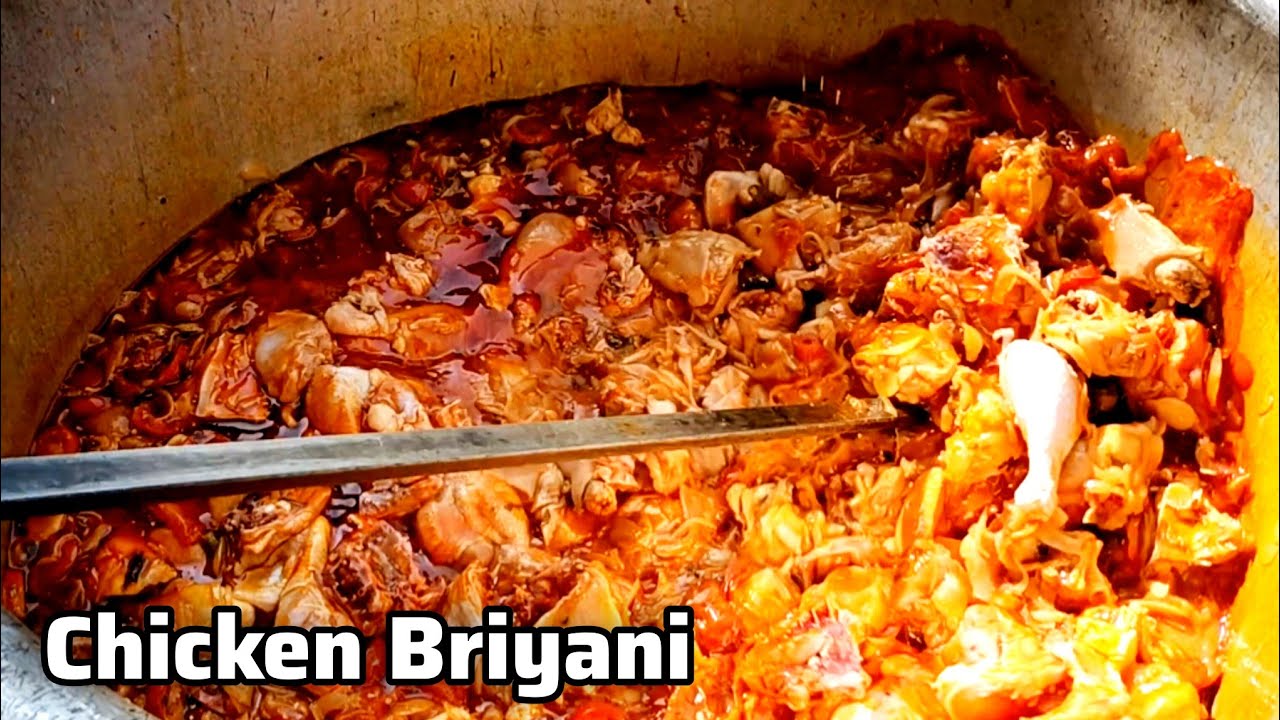 75kgs சிக்கன் பிரியாணி Muslim Style Wedding Biryani | 75kg Bullet Rice ...