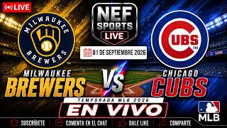 🔴 BREWERS VS CUBS EN VIVO ⚾ MLB EN VIVO HOY 01/09/2026 | WATCH PARTY