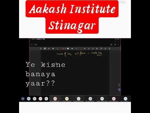 aakash institute|online class😂😂 |caught on camera - YouTube