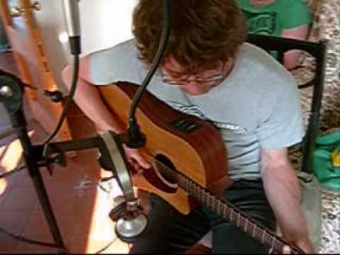 Colm Lennon recording in a secret location