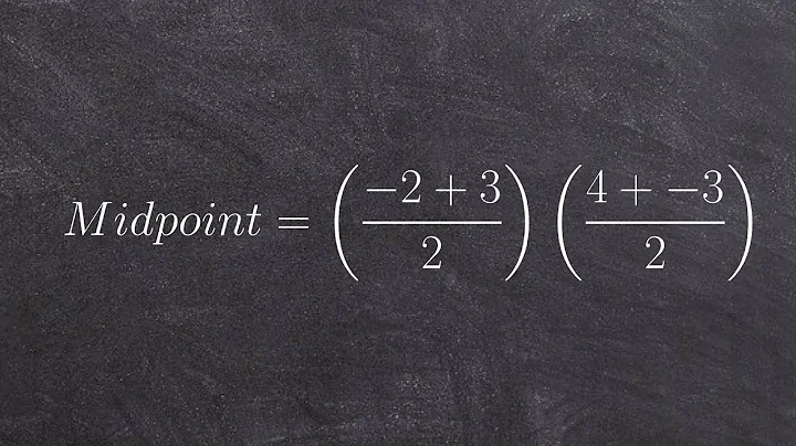Finding the midpoint between two points