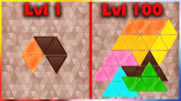 Triangle Tangram - Gameplay Walkthrough - Levels 1-100