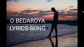O Bedradya Lyrics Song Lofi Tu Juvte Main Makkaar Movi