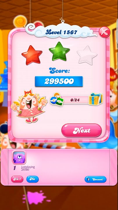 Candy Crush Saga Level 1567