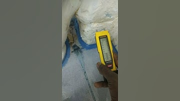 Wall Moisture Meter. #waterproofingtreatmentroof #construction