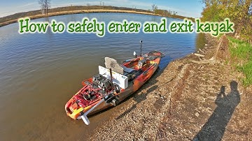 ENTERING AND EXITING A KAYAK WITHOUT STEPPING INTO THE WATER