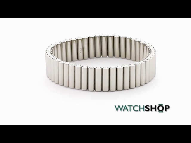 Swatch Bijoux Ladies' Stainless Steel Lustro Bracelet Medium (JBM013-M) -  YouTube