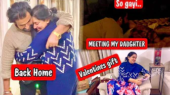 FINALLY MEETING MY DAUGHTER And WIFE❤️🧿