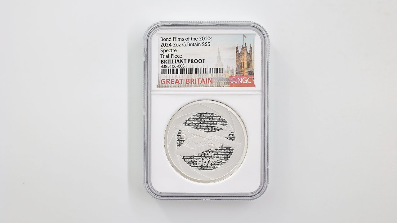 新品★NGC最高鑑定PF70★2021イギリス007ジェームスボンド1ドル銀貨⑥ 新品☆NGC最高鑑定PF70☆2021イギリス007ジェームスボンド1ドル