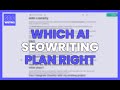 WHICH AI SEOWRITING PLAN IS RIGHT FOR YOU ACCORDING TO YOUR BUSINESS?