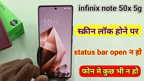 Infinix note 50x me screen lock pe data on n kar paye | infinix note 50 lock screen notification off