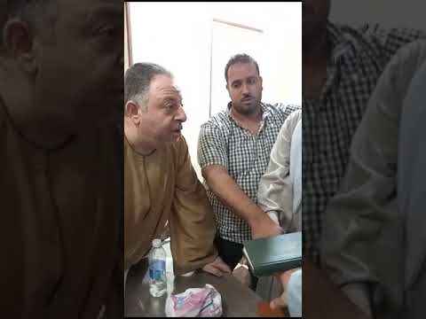 العمده صاوى الجاحد يحلف الأطراف على كتاب على الصفا والصلح وحل الخلاف بين الجيران بحضور هيئة التحكيم