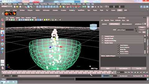 Maya Particles Fake Collision