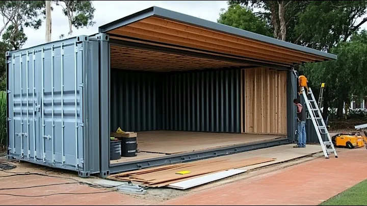 Man Builds Amazing DIY CONTAINER HOME with a Rooftop Terrace | Low-Cost Housing ‪@Fabricatusueno