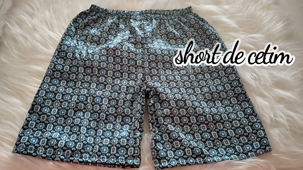 fiz um short masculino de cetim 😘
