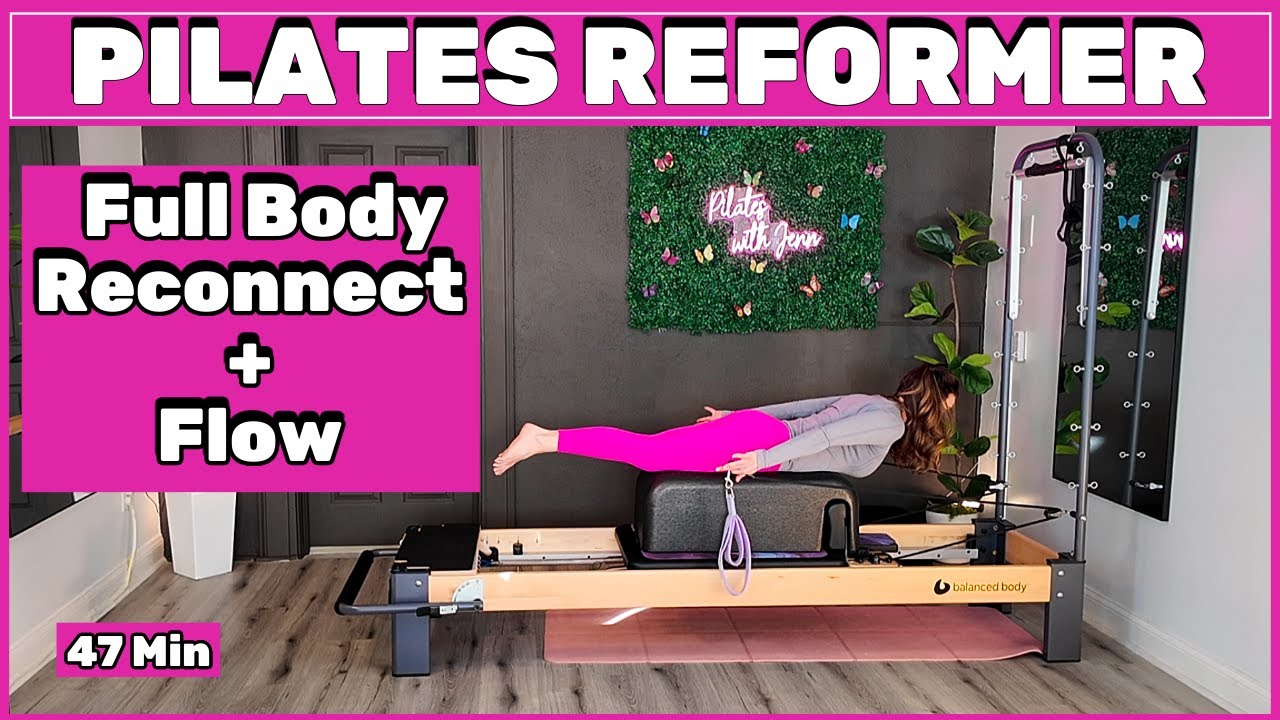 Full Body Reformer Pilates Workout | 47 Min All Levels | Reconnect + Flow (Box)