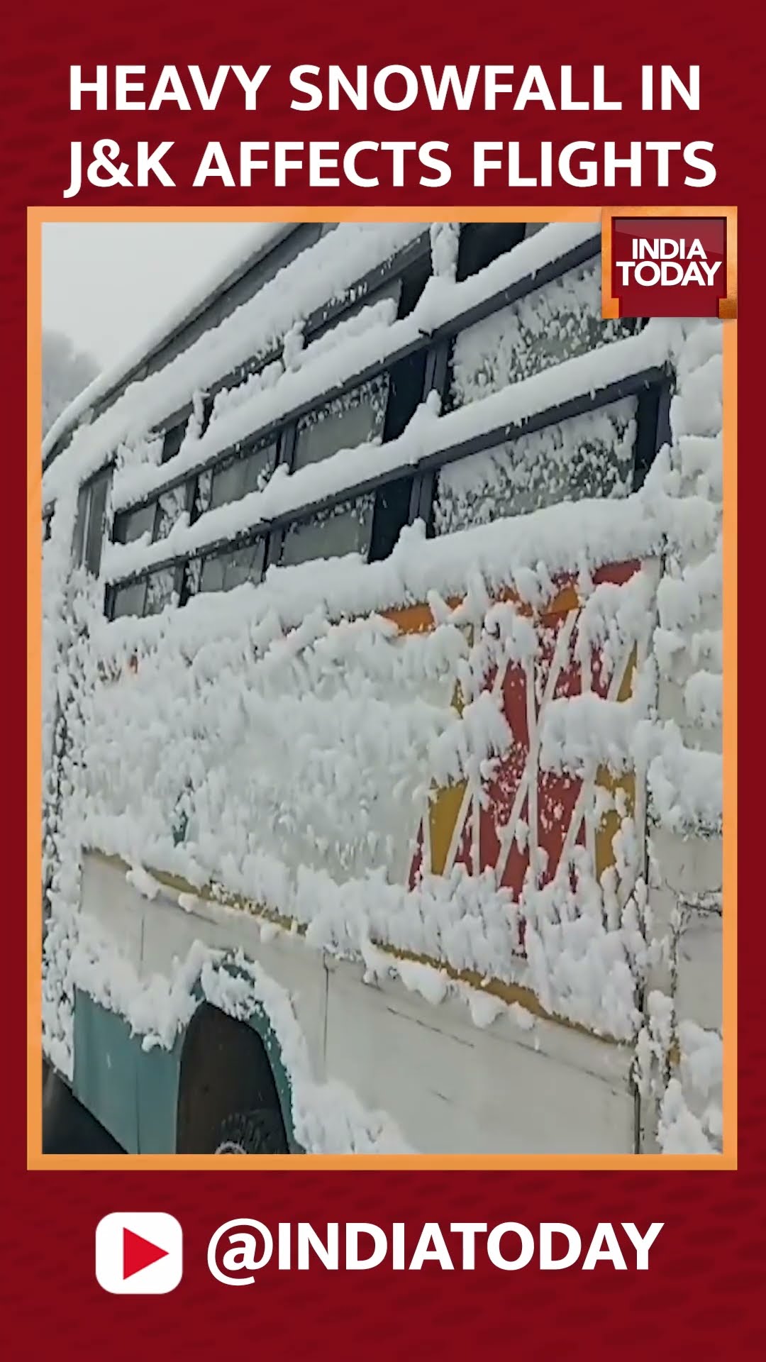 Heavy snowfall in Jammu \u0026 Kashmir affects roads and flights | India Today
