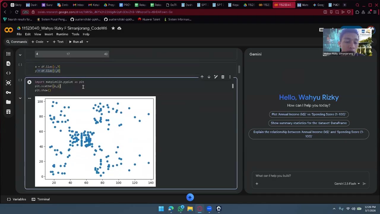 Praktikum Pembelajaran Mesin Week 6 - 11S23040/Wahyu Rizky F Simanjorang