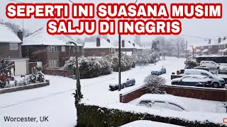 SEPERTI INI SAAT INGGRIS MUSIM SALJU | Indahnya musim salju di Luar Negeri | Musim Salju di Inggris