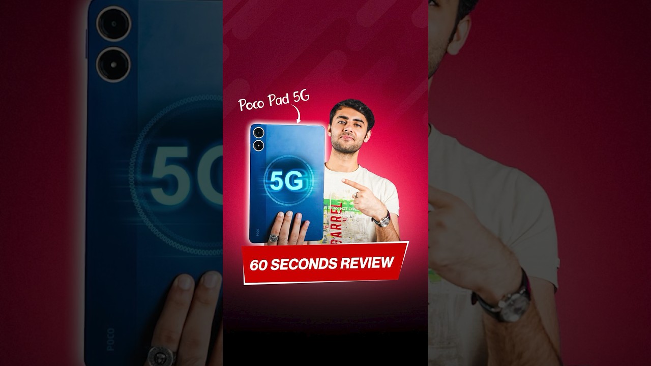 Poco Pad 5G Review in 60 Seconds 😧