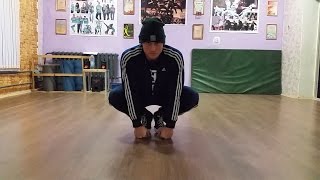 Брейк данс обучение jump turtle краб, B boy Слок Брейк данс обучение jump turtle краб, B boy Слок