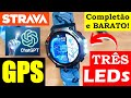 MENOS DE R$150! TEM GPS, CONEXÃO STRAVA, CHAT GPT, Á PROVA D'ÁGUA E LANTERNA LED! SMARTWATCH KC91