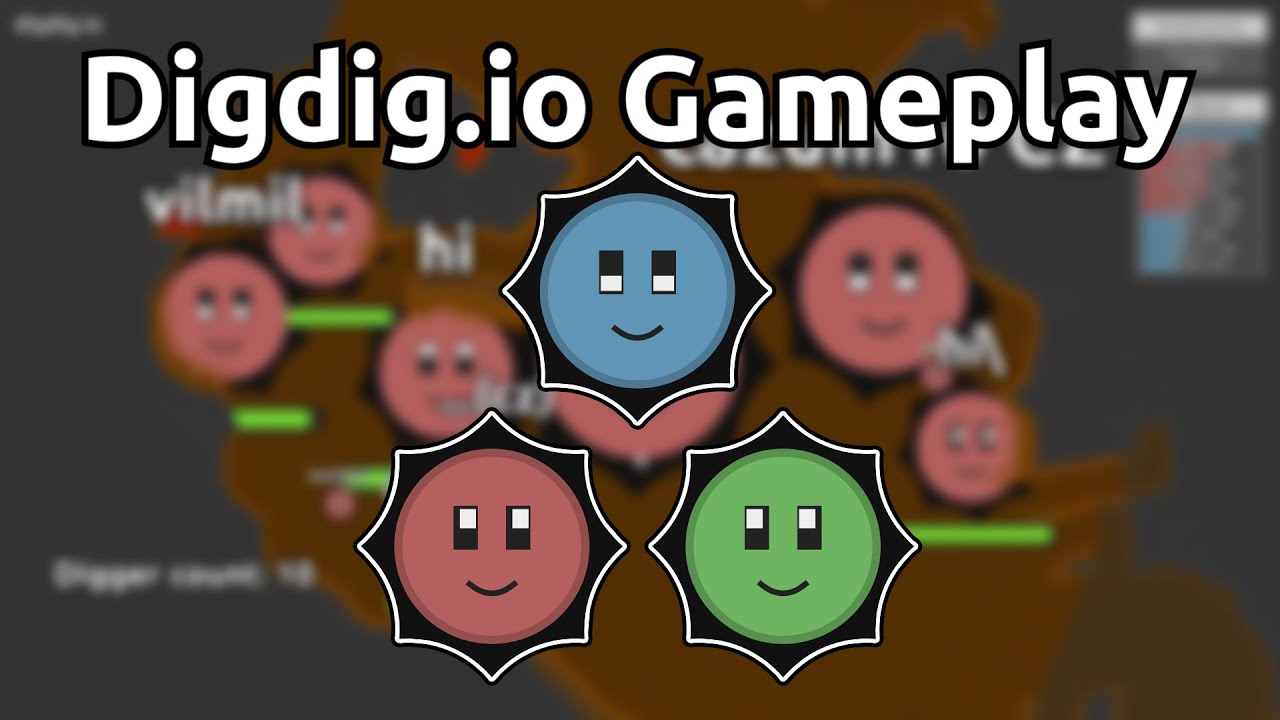 Digdig.io Gameplay - Updated squads, new mechanics and ores! 