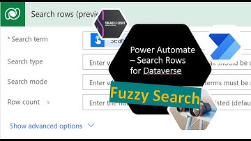 Power Automate - Search to retrieve rows for Dataverse