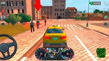 City Taxi Sim 3D - Realistic Car Driving Games Android iOS Gameplay #cargame 