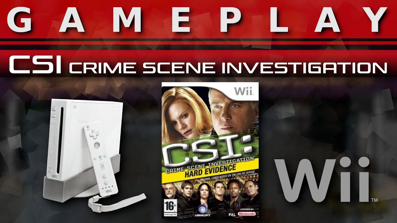 Gameplay : CSI: Crime Scene Investigation: Hard Evidence [WII] - YouTube