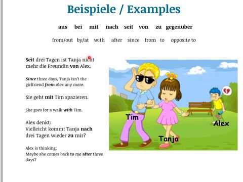 A1 Learn German: Learn The Prepositions With Dative With A Song PART 2