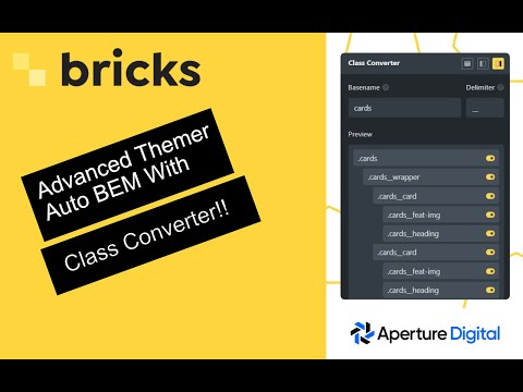 Automatic BEM CSS Naming with Advanced Themer Class Converter