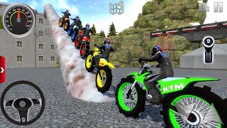 Juego de Motos - Extrema de Motocicletas #1 Offroad Outlaws Android / IOS gameplay FHD screenshot 2