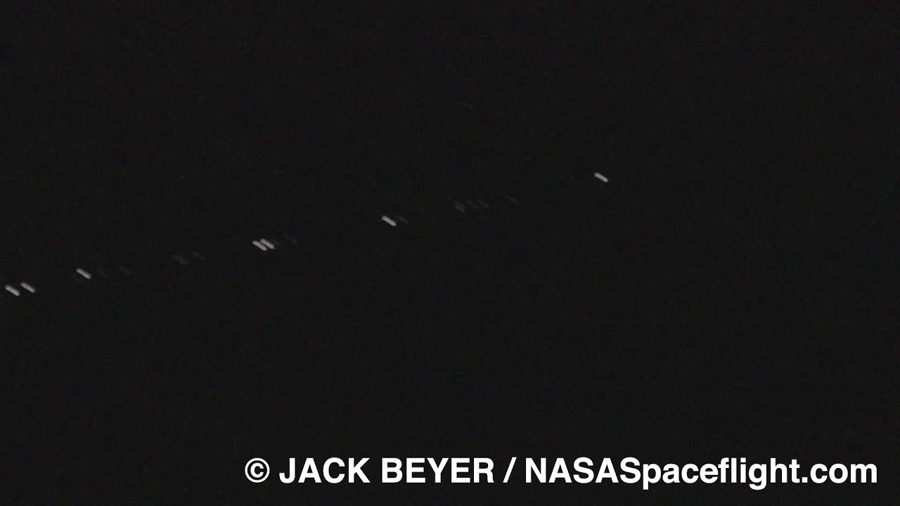 SpaceX Starlink Over Los Angeles (November 2019) - YouTube